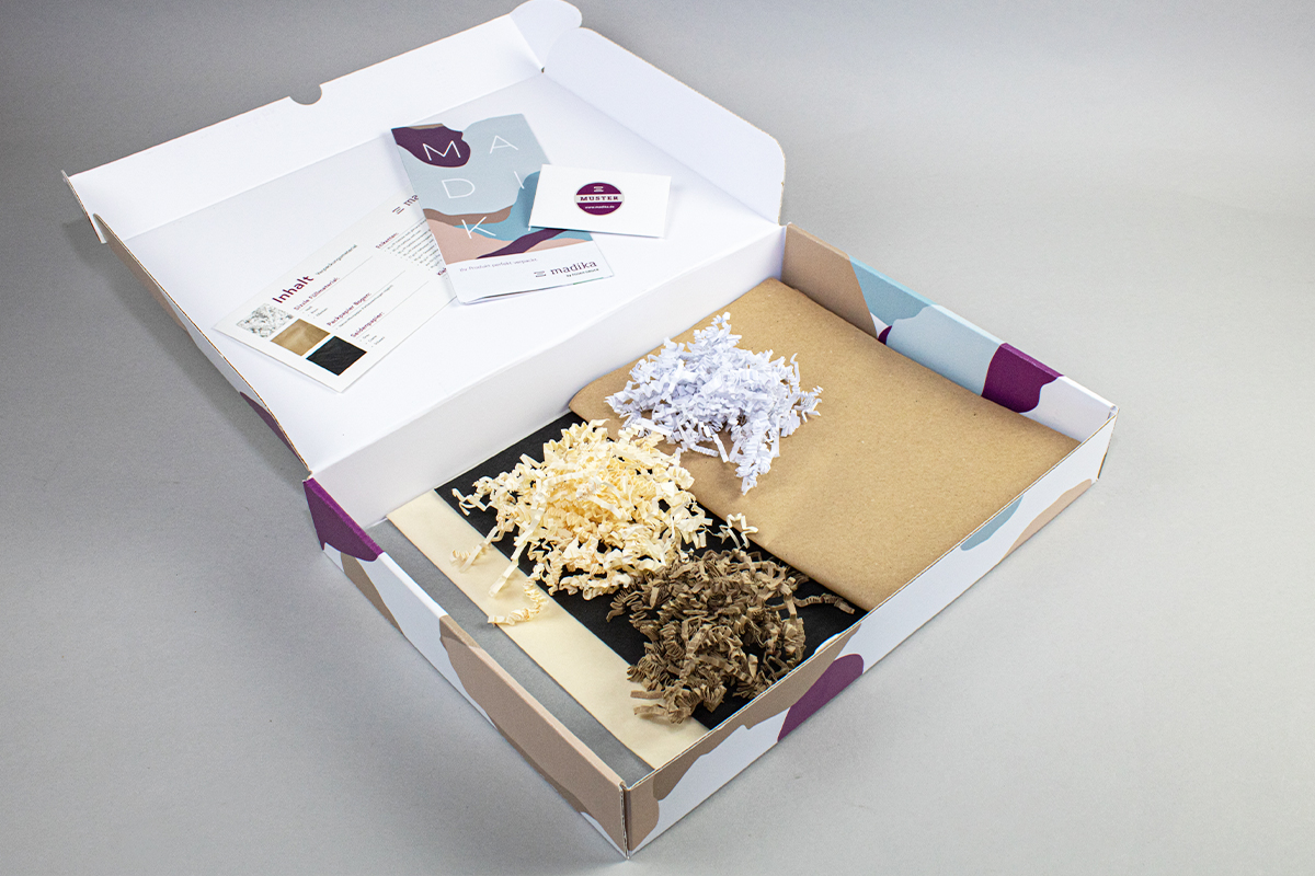Schachtel-Muster Verpackungsmaterial-Musterbox